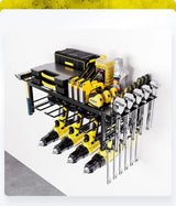Estante Organizador para Herramientas Eléctricas – Soporte Metálico de Pared para Taller y Garaje