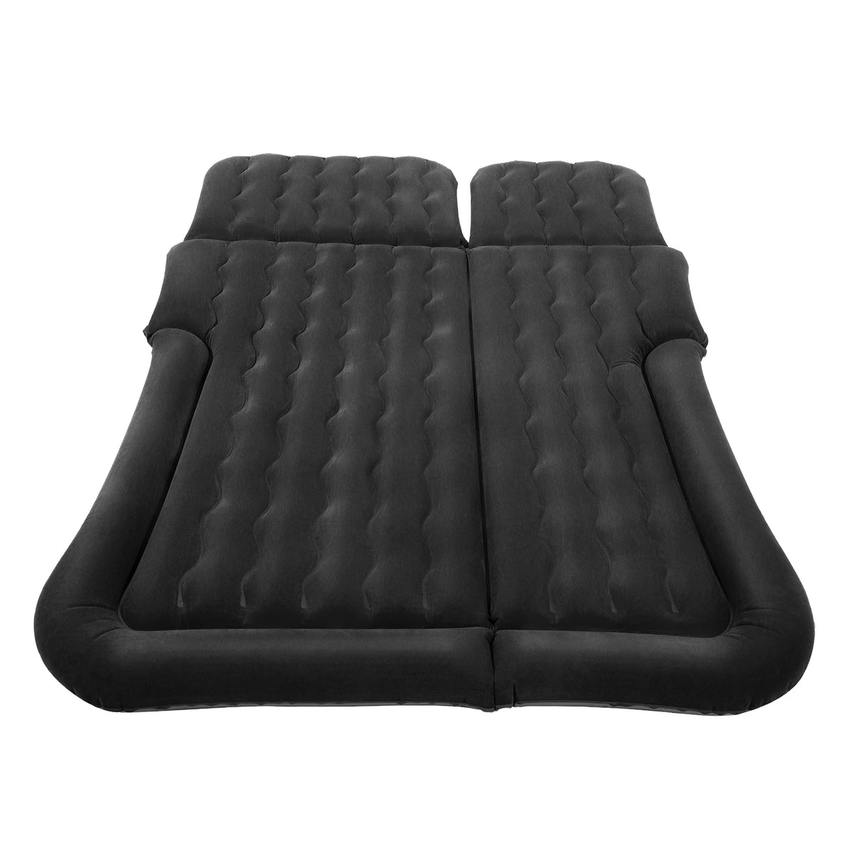 Cama Inflable para Coche con Bomba y Almohada – Colchón Hinchable Plegable Universal para Asiento Trasero, Cojín Flocado Portátil para Viajes