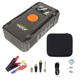 Arrancador de Coche 4 en 1 4000A con Compresor 150 PSI – Power Bank 59.2Wh e Inflador Digital 12V