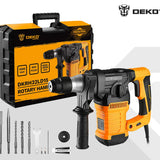 Martillo Rotativo DEKO 2000W DKRH32LD1 – Taladro de Impacto y Demolición con Accesorios
