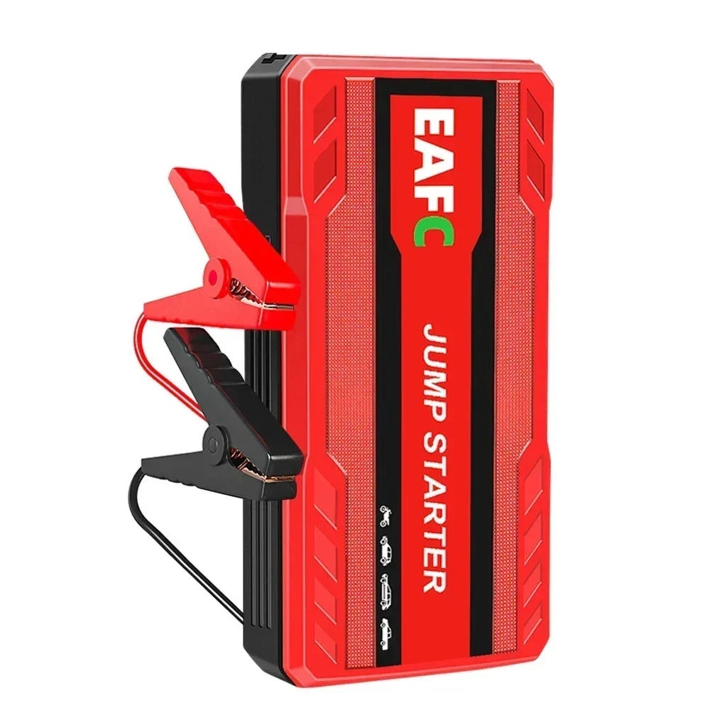 Arrancador de Batería de Coche 600A 12V con USB, Luz LED y SOS