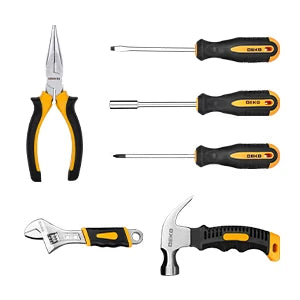 Kit de Herramientas DEKO 8V Inalámbrico – Taladro 3/8” 10 mm Sin Llave con Accesorios para Hogar