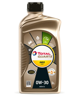 Aceite Total Quartz Ineo First 0W30 - Tecnología Sintética - Protección Contra Desgaste y Obstrucción - Ahorro de Combustible