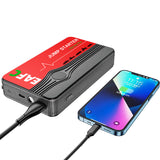 Arrancador de Batería de Coche 600A 12V con USB, Luz LED y SOS