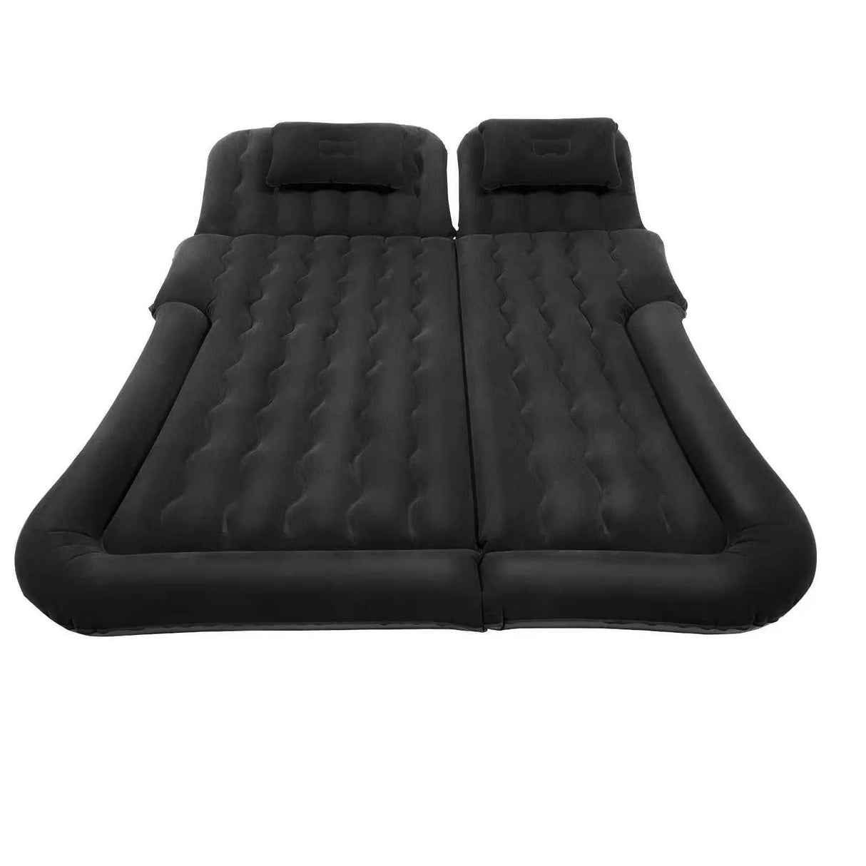 Cama Inflable para Coche con Bomba y Almohada – Colchón Hinchable Plegable Universal para Asiento Trasero, Cojín Flocado Portátil para Viajes
