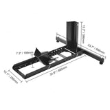 Soporte para Rueda Delantera de Motocicleta SucceBuy 1800 lb – Caballete Vertical de Acero Ajustable, Estabilizador de Moto para Garaje y Transporte