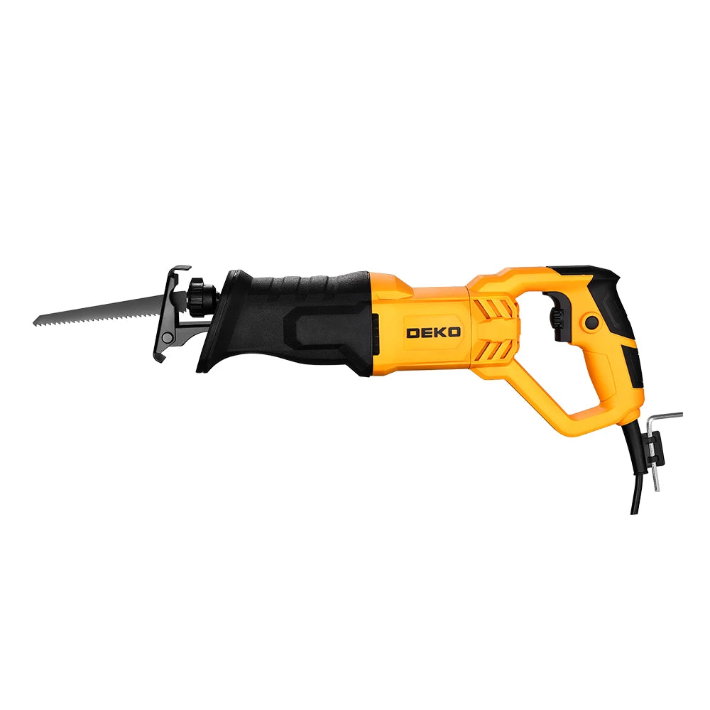 DEKO DKRS710G20 Sierra eléctrica de 710W, sierra recíproca con hojas de sierra, herramientas de motosierra para madera, herramientas eléctricas de bricolaje