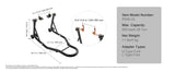 Soporte de Elevación para Motocicleta SucceBuy 850 lb – Caballete Delantero y Trasero Alta Resistencia, Soporte de Horquilla y Rueda Trasera para Mantenimiento