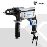 Taladro de Impacto DEKO DKID13XL65G 220V – Profesional 2 en 1 Taladro y Destornillador Eléctrico Serie DKID