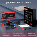 Arrancador de Coche 8000/9000A con Compresor 150 PSI – Booster Batería Portátil para Gasolina y Diésel
