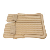 Cama Inflable para Coche con Bomba y Almohada – Colchón Hinchable Plegable Universal para Asiento Trasero, Cojín Flocado Portátil para Viajes