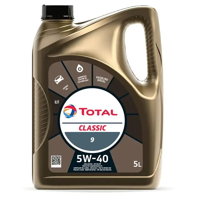 Aceite Total Classic 5W40 5L - Protección y Rendimiento