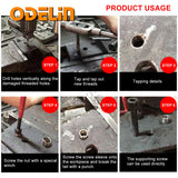 Kit Reparación de Roscas 131 Piezas M5-M12 – Juego Helicoil para Restauración de Roscas Dañadas