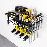 Estante Organizador para Herramientas Eléctricas – Soporte Metálico de Pared para Taller y Garaje