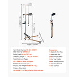 Soporte de Reparación de Bicicletas SucceBuy Plegable – Caballete de Trabajo Ajustable Alta Resistencia (30-50 kg), Soporte de Mantenimiento para MTB y Bicicleta de Carretera