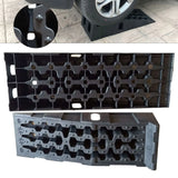 2 Rampas de Servicio para Coche 16.000 lb – Rampas Universales Reforzadas de Perfil Bajo para Vehículos y Camiones
