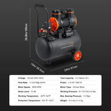 Compresor de aire portátil SucceBuy 900W 1450W 1800W silencioso sin aceite, bomba de inflado para neumáticos coche moto y herramientas