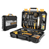 Kit de Herramientas DEKO 100 Piezas – Juego Multifuncional para Carpintería y Bricolaje