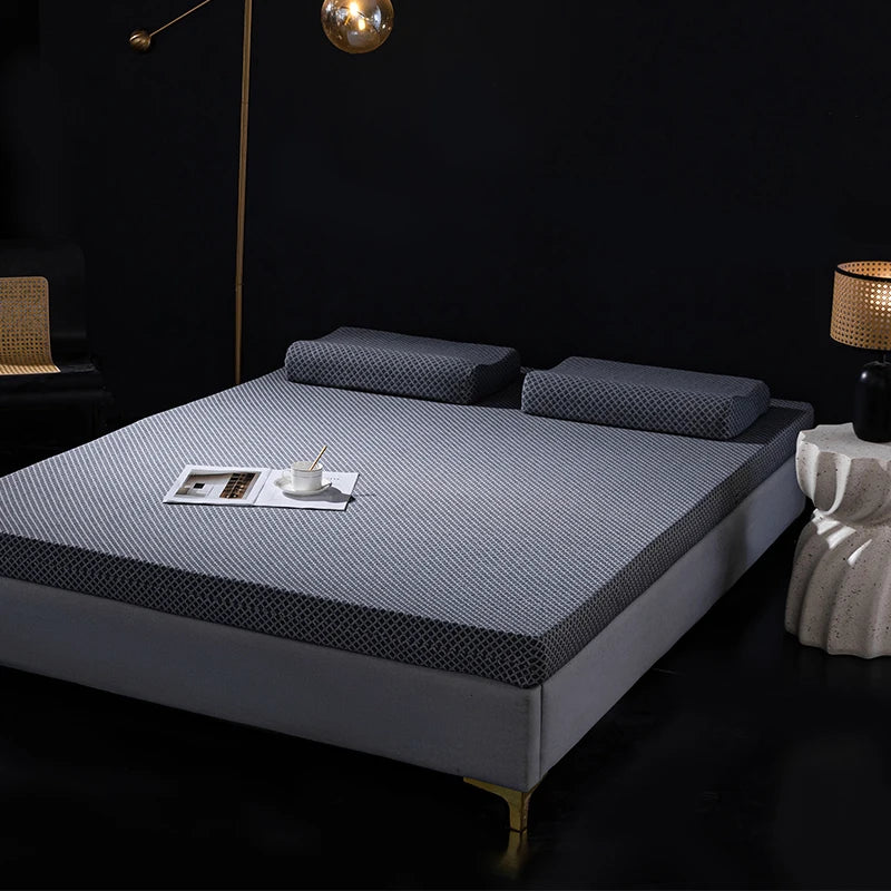 Colchón de Látex Extra Grueso 20 cm 200x200 cm – Firmeza Personalizable y Máximo Confort