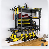 Estante Organizador para Herramientas Eléctricas – Soporte Metálico de Pared para Taller y Garaje
