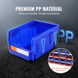 Contenedor de almacenamiento SucceBuy, contenedor organizador apilable de 24 Uds., estante escalonado independiente de 5x4x3 pulgadas para contenedor de apilamiento colgante de garaje