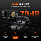 Compresor de aire portátil SucceBuy 900W 1450W 1800W silencioso sin aceite, bomba de inflado para neumáticos coche moto y herramientas