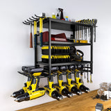 Estante Organizador para Herramientas Eléctricas – Soporte Metálico de Pared para Taller y Garaje