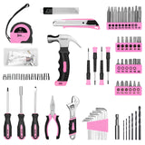 DEKO DKMT126 Kit de Herramientas 126 Piezas con Taladro Inalámbrico 8V y Accesorios para Bricolaje y Hogar