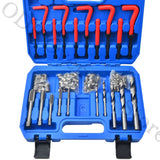Kit Reparación de Roscas 131 Piezas M5-M12 – Juego Helicoil para Restauración de Roscas Dañadas