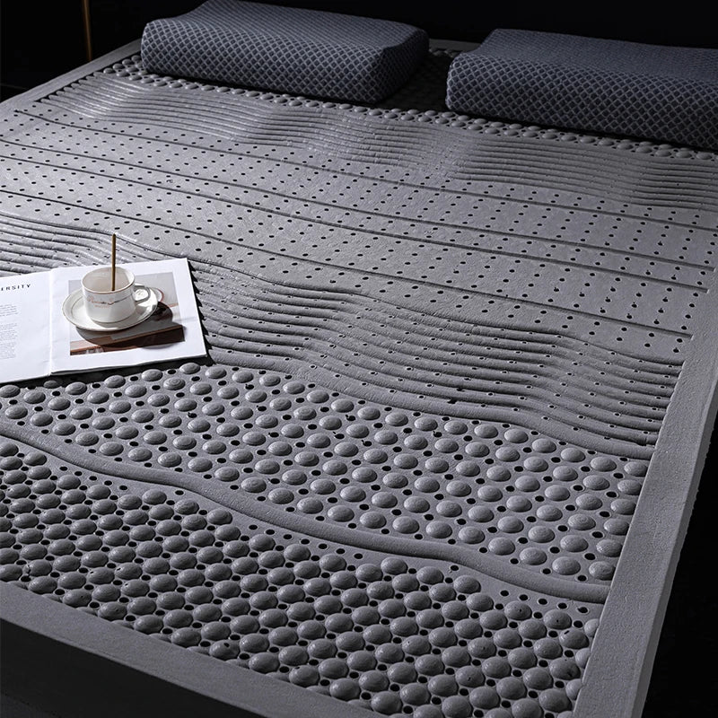 Colchón de Látex Extra Grueso 20 cm 200x200 cm – Firmeza Personalizable y Máximo Confort