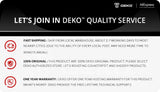 Destornillador Eléctrico Inalámbrico DEKO DKCS3.6O1 – Batería Recargable con Mango Giratorio y Luz LED