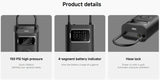 Compresor de aire portátil Xiaomi Mijia 2 / 2D / 2 Pro inflador eléctrico digital con detección de presión para neumáticos coche moto bicicleta