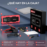 Arrancador de Coche 8000/9000A con Compresor 150 PSI – Booster Batería Portátil para Gasolina y Diésel