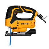 Sierra de Calar DEKO DKJS80XL100 800W 220V – Herramienta Eléctrica para Carpintería con Guía y Accesorios