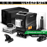 Nivel Láser DEKO 3D 12 Líneas Verde LL12-GTD – Autonivelante con Control Remoto Alta Precisión