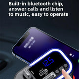 Cargador de Coche 5 en 1 con Bluetooth FM – Carga Rápida USB, Cable Retráctil, MP3 y Soporte U Disk