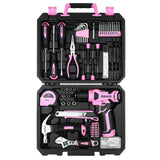 Kit de Herramientas DEKO 8V Inalámbrico – Taladro 3/8” 10 mm Sin Llave con Accesorios para Hogar