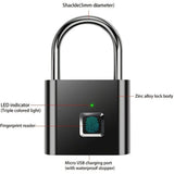Candado Inteligente con Huella Dactilar USB – Impermeable IPX, Desbloqueo Rápido 0.3s, Candado Portátil Antirrobo de Zinc