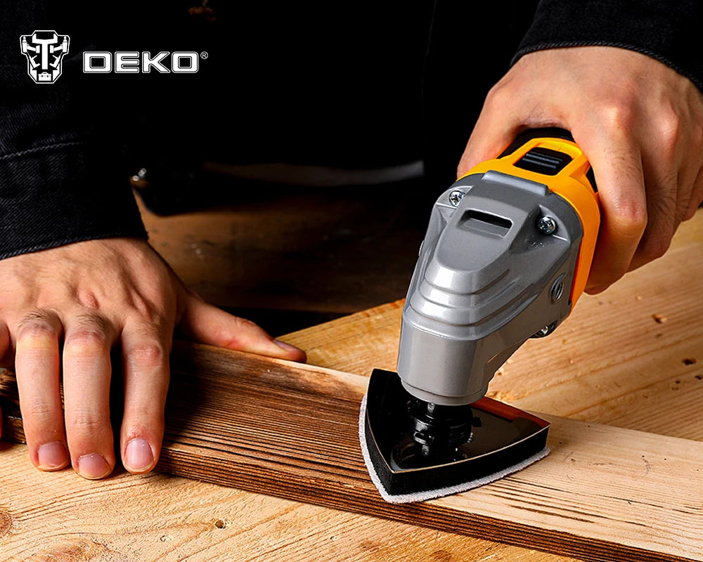 Herramienta Oscilante DEKO DKOM40LD1 220V – Multiherramienta con Velocidad Variable para Carpintería y DIY