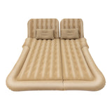 Cama Inflable para Coche con Bomba y Almohada – Colchón Hinchable Plegable Universal para Asiento Trasero, Cojín Flocado Portátil para Viajes