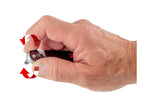 Würth Llave Carraca para puntas 1/4 pulgada,Cargador 6 Bits Integrado,Llave Reversible con cabezal Giratorio Manual,Carraca de 1/4 de pulgada con cargador integrado 1 punta PH1 y PH2 1 punta TX20 y TX25 1 punta hexagonal: 3