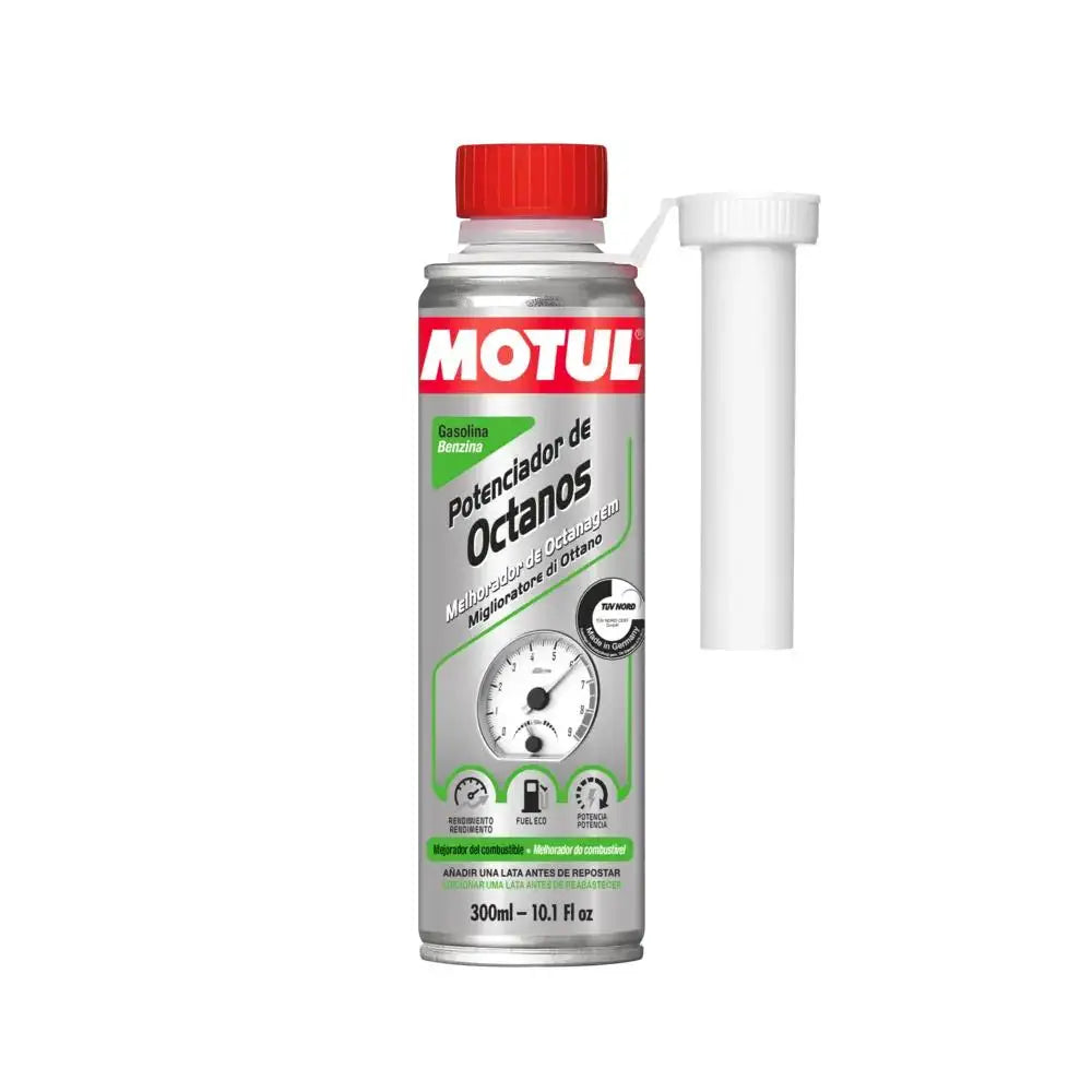 Motul Potenciador de Octanos 300 ml – Aditivo Mejora Rendimiento Gasolina