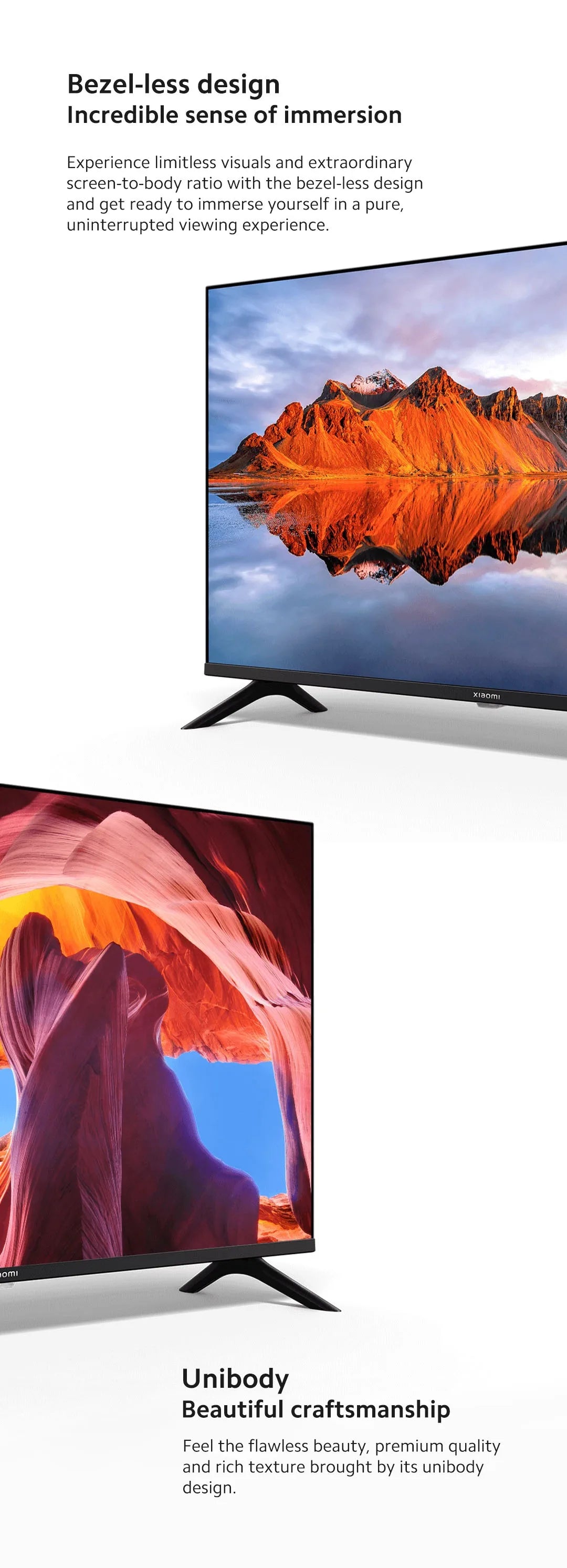 Smart TV Xiaomi TV A 32 pulgadas HD con Dolby Audio, DTS-X y DTS Virtual:X, diseño metálico compacto y sonido envolvente