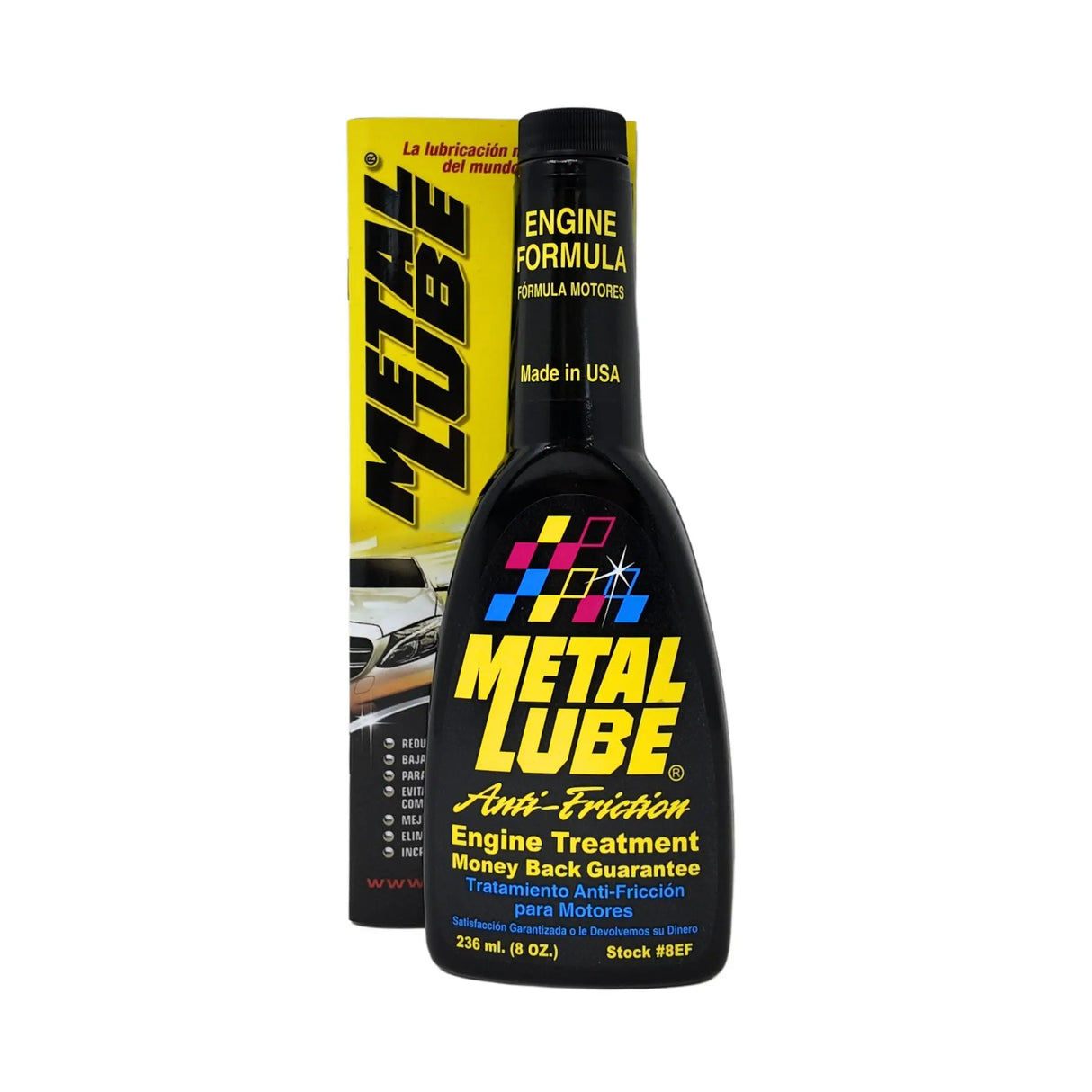 Metal Lube 236 ml – Tratamiento Antifricción y Limpieza Interna para Motores