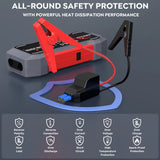Arrancador de Coche 8000/9000A con Compresor 150 PSI – Booster Batería Portátil para Gasolina y Diésel