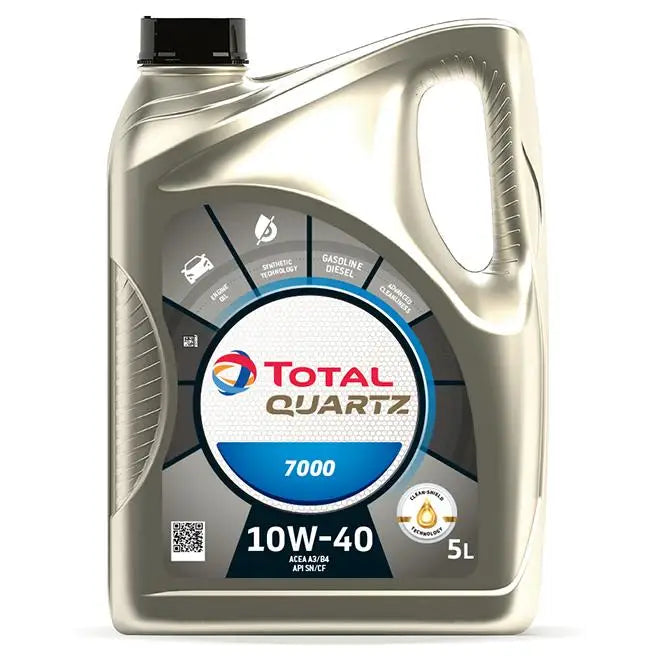 Aceite Motor Total Quartz 7000 10W40 5L - Protección del Motor