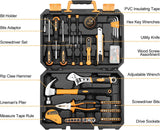Maletín de Herramientas DEKO 100 Piezas – Kit Completo de Reparación para el Hogar con Caja