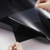 Lámina Tintada para Ventanas de Coche 50x300 cm – Negro 5%–70% VLT, Protección UV y Adhesivo Solar