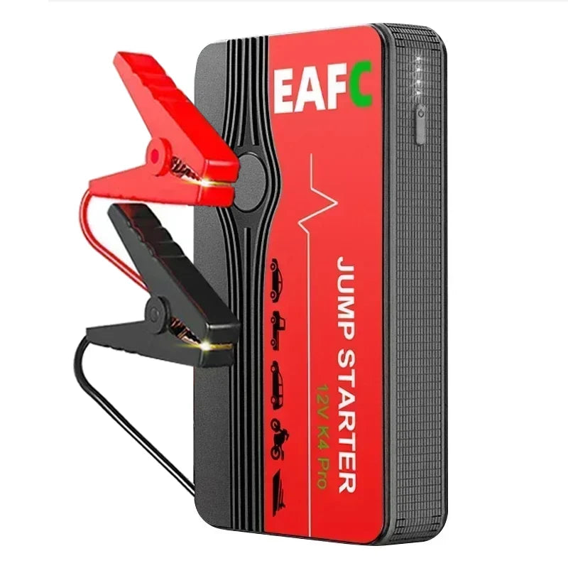 Arrancador de Batería de Coche 600A 12V con USB, Luz LED y SOS