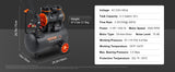 Compresor de aire portátil SucceBuy 900W 1450W 1800W silencioso sin aceite, bomba de inflado para neumáticos coche moto y herramientas